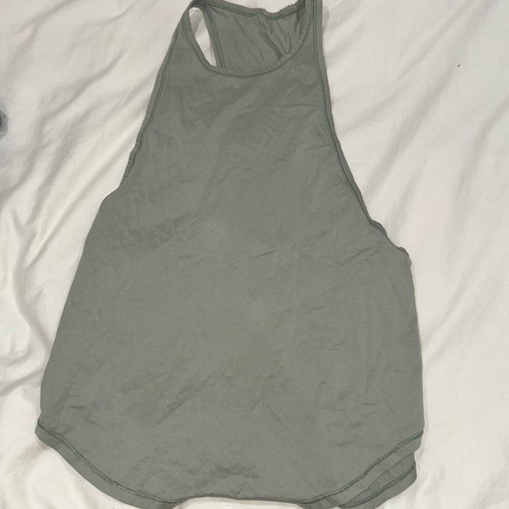 Lululemon size 2 light green tank top